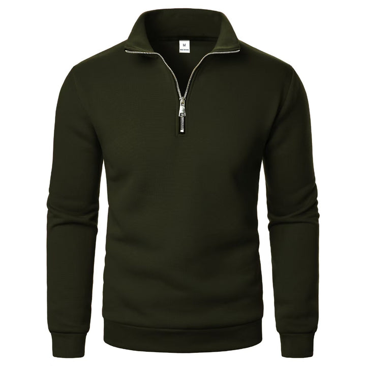 Locker fit men's sweatshirt with zipper