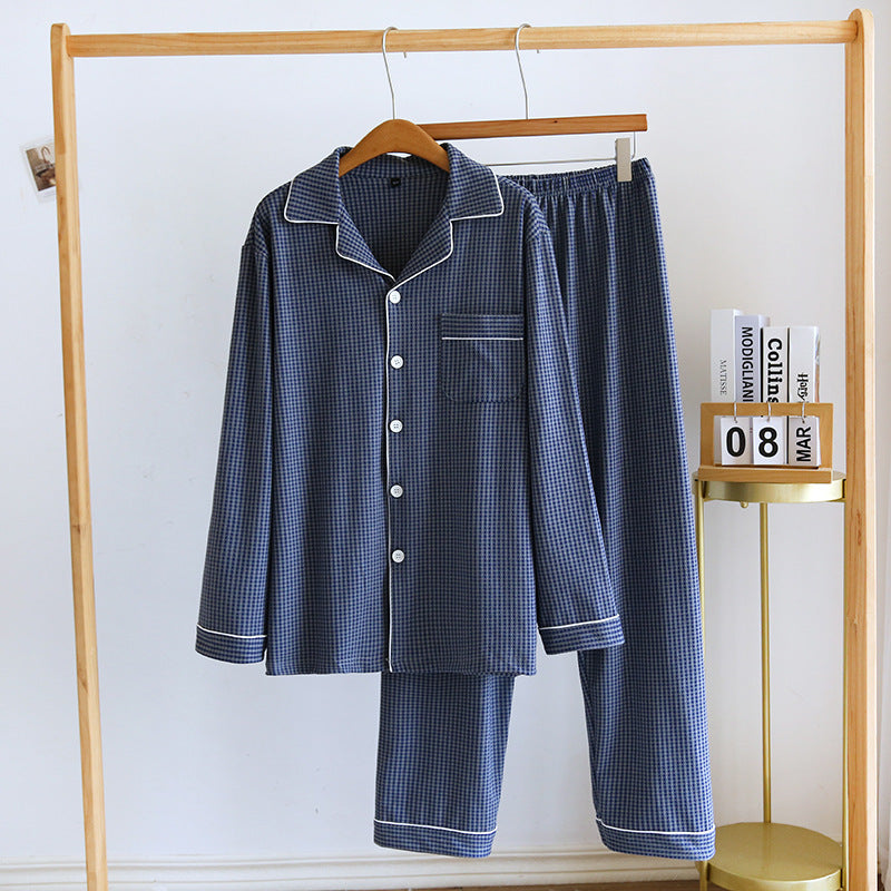 Men's house suit, lined, checked