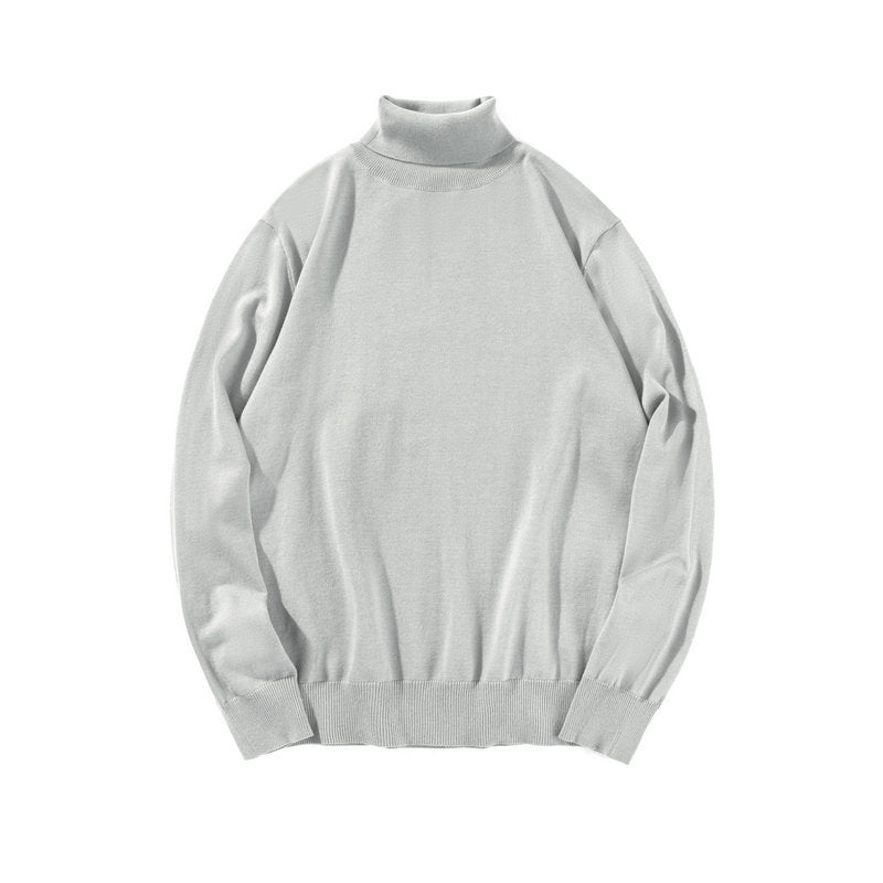 Men's Wool Sweater, Turtleneck, 100% Wool, thick