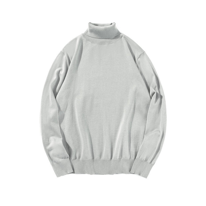 Men's Wool Sweater, Turtleneck, 100% Wool, thick