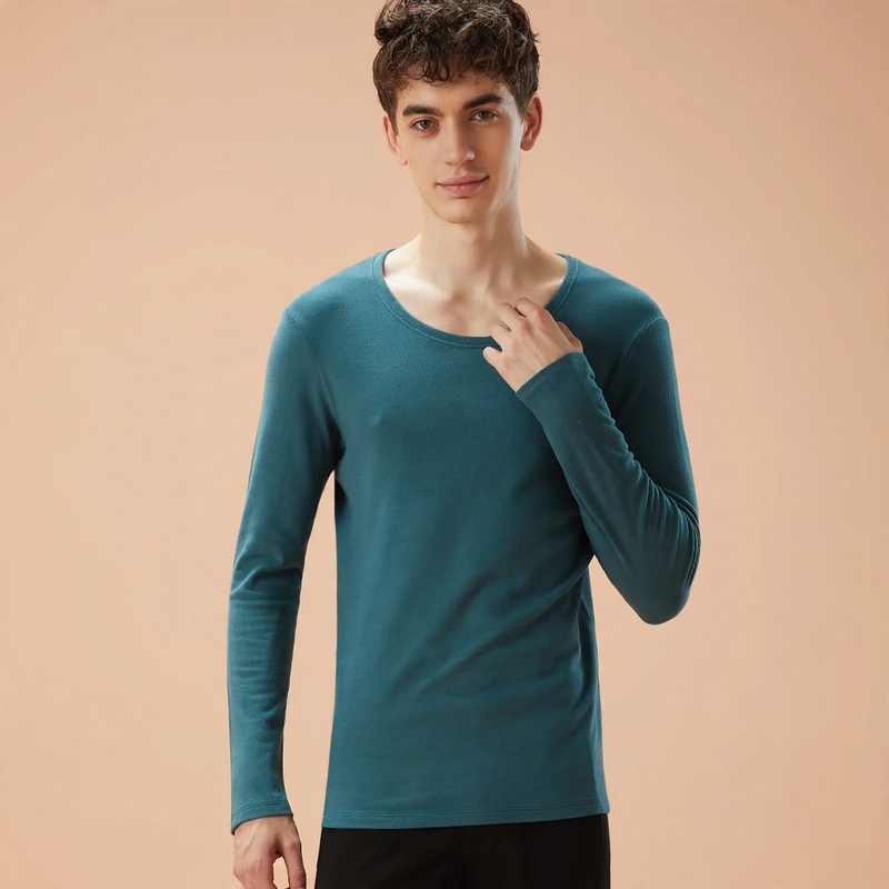 Thermo underwear set for men, round neck