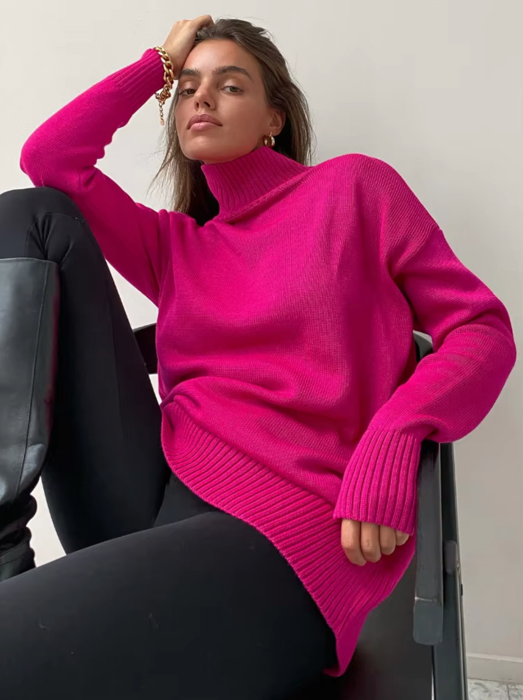 Mune | Sweater with oversized turtleneck