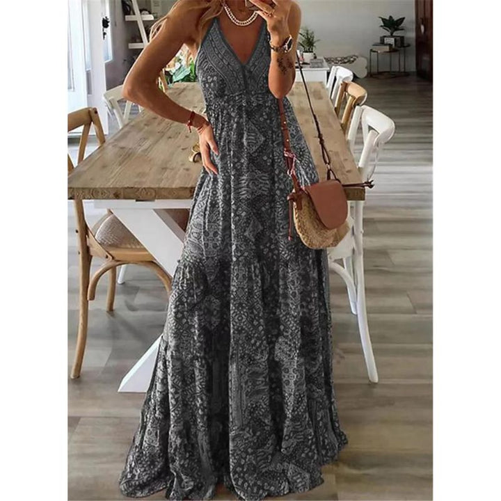 Mune | Summer Maxi Dress With Pattern Aiah