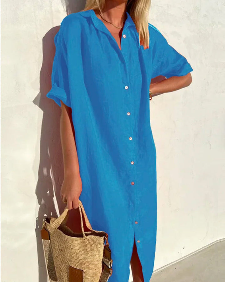 Cotton Shirt Dress