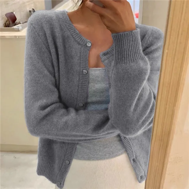Mune | Knit Women's Jacket Solid Color for Comfort