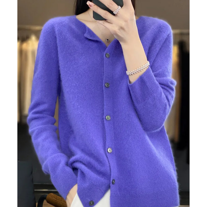 Mune | Women's Round Neck Cardigan Sweater