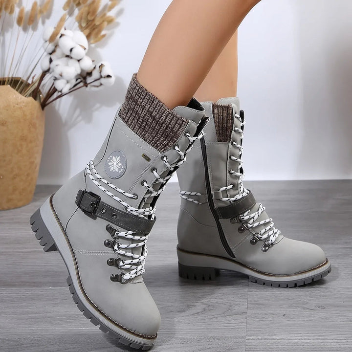 Mune | Warm Cotton High Snow Boots