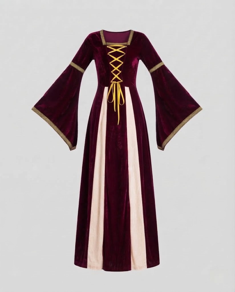 Women Medieval Wizard Dress Mune Fashion