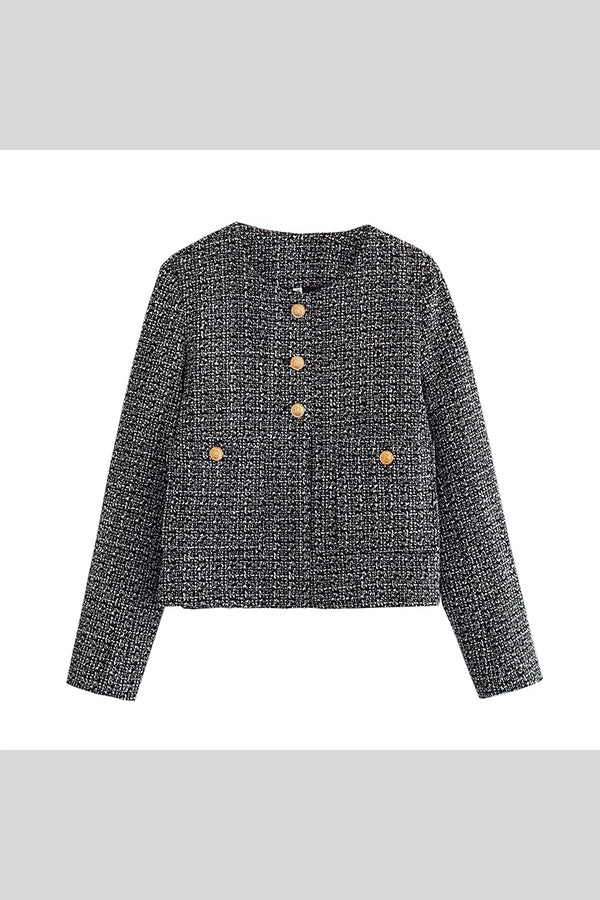 Mune | Color Textured Casual Style Top Jacket