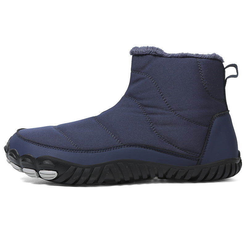 Waterproof men's winter boots with warm lining