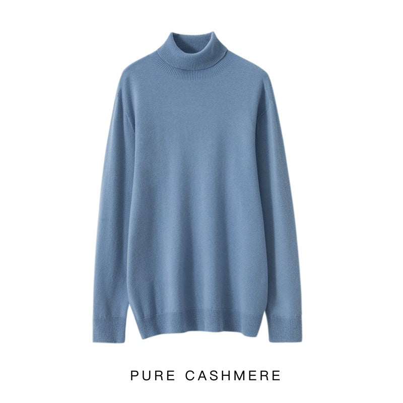 Men's turtleneck sweater made of 100% pure wool