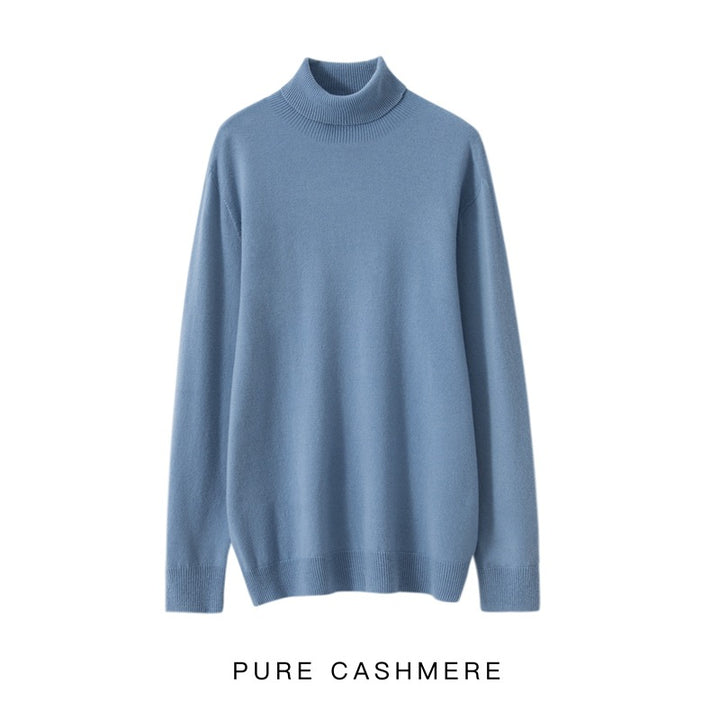 Men's turtleneck sweater made of 100% pure wool