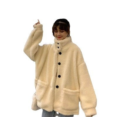 Lambswool Jacket, loose and versatile
