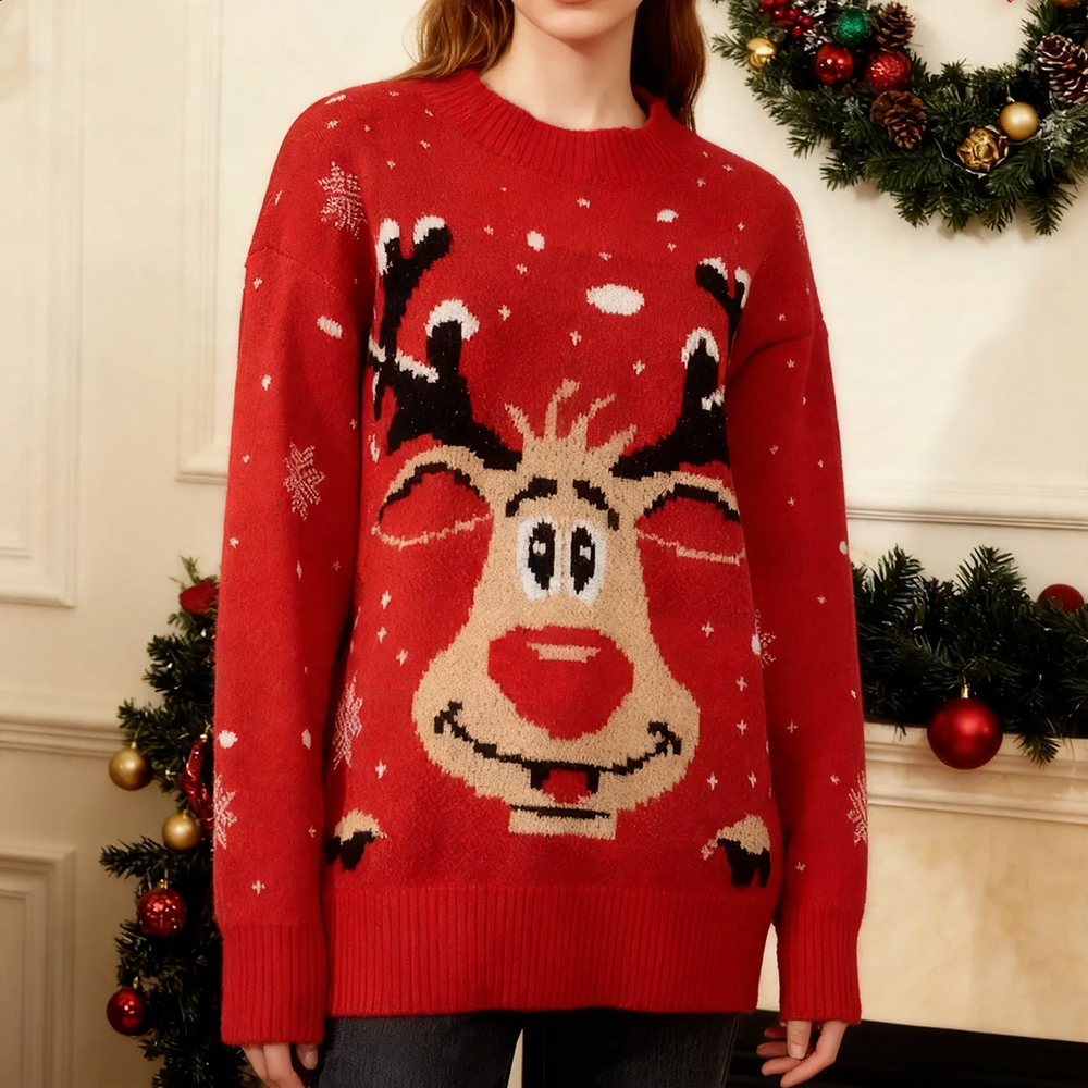 Christmas Jacquard sweater