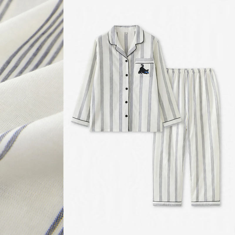 Cotton pajama set for couples