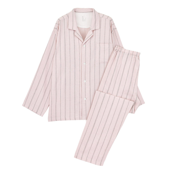 Couple loungewear, cotton, two-layer muslin fabric