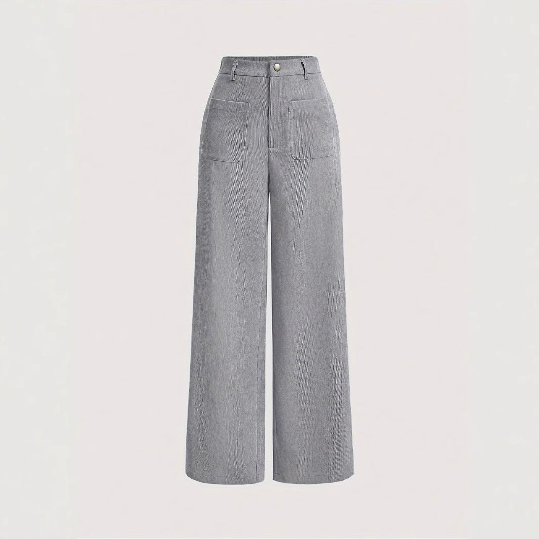 Kord pants with straight cut