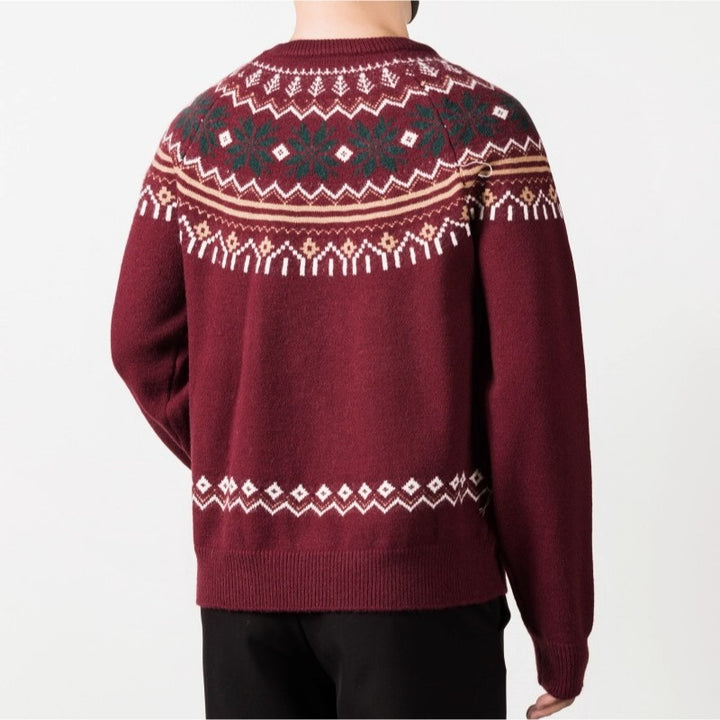 Vintage Fair-Isle Knit Sweater