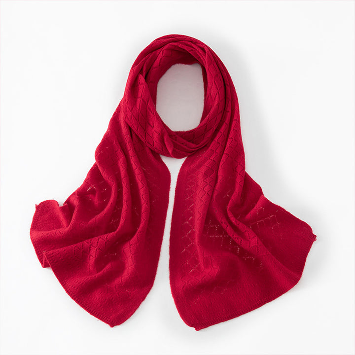 Merino wool scarf, 180x40cm, soft