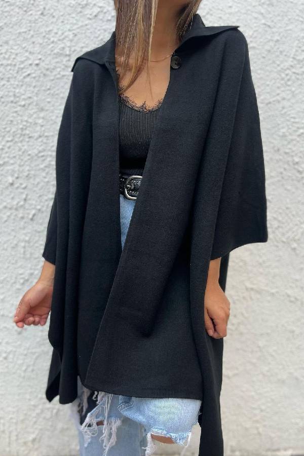 Mune | Color Casual Cardigan Loose Single-Button Windbreaker Jacket