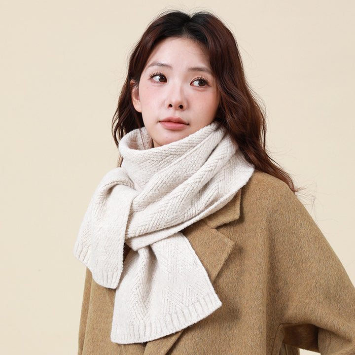 Women's scarf made of alpaca wool, 165x24cm
