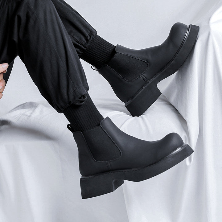 Men's Chelsea Boots 3177-R with Wedge Heel