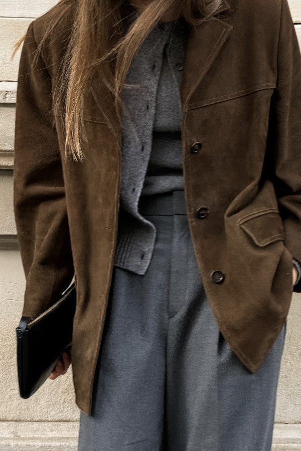Mune | Vintage Sleeveless Suede Jacket