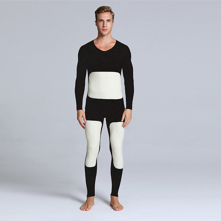 Self-warming thermal underwear set