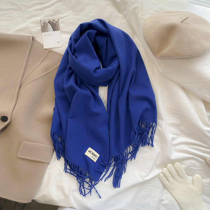 Long scarf made of cashmere imitation, 65x200 cm