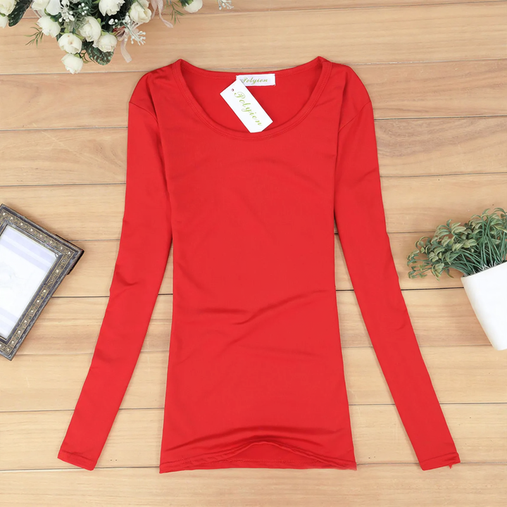 Women's Long Sleeve T-Shirt, solid color