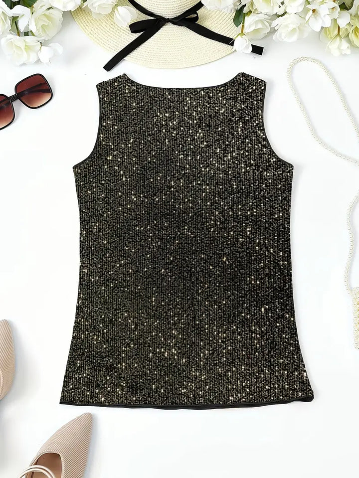 Mune Fashion | Sleeveless Top with Sequins