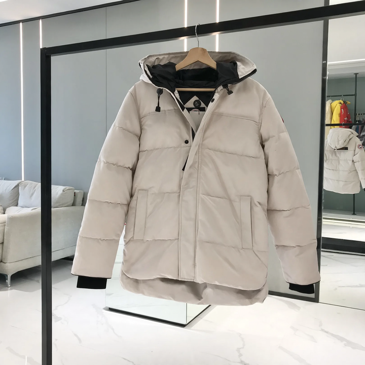 Winter down jacket for men and women, warm lined