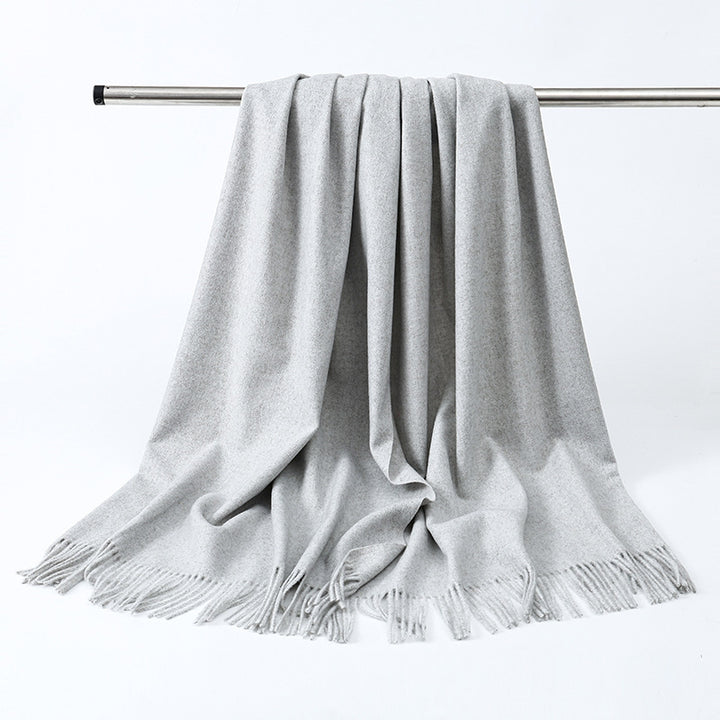 Elegant wool cashmere scarf for men and women