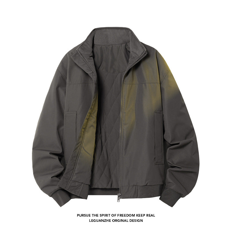 Men's pilot jacket, lined, in vintage style