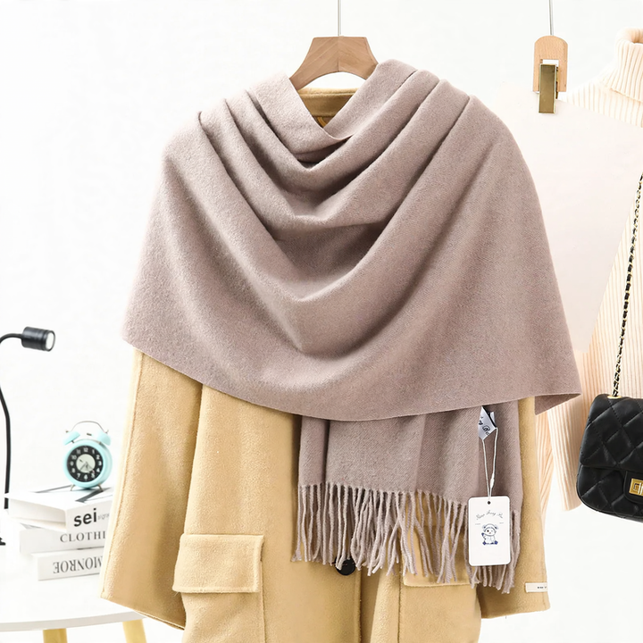 Thick winter scarf, 200x70 cm