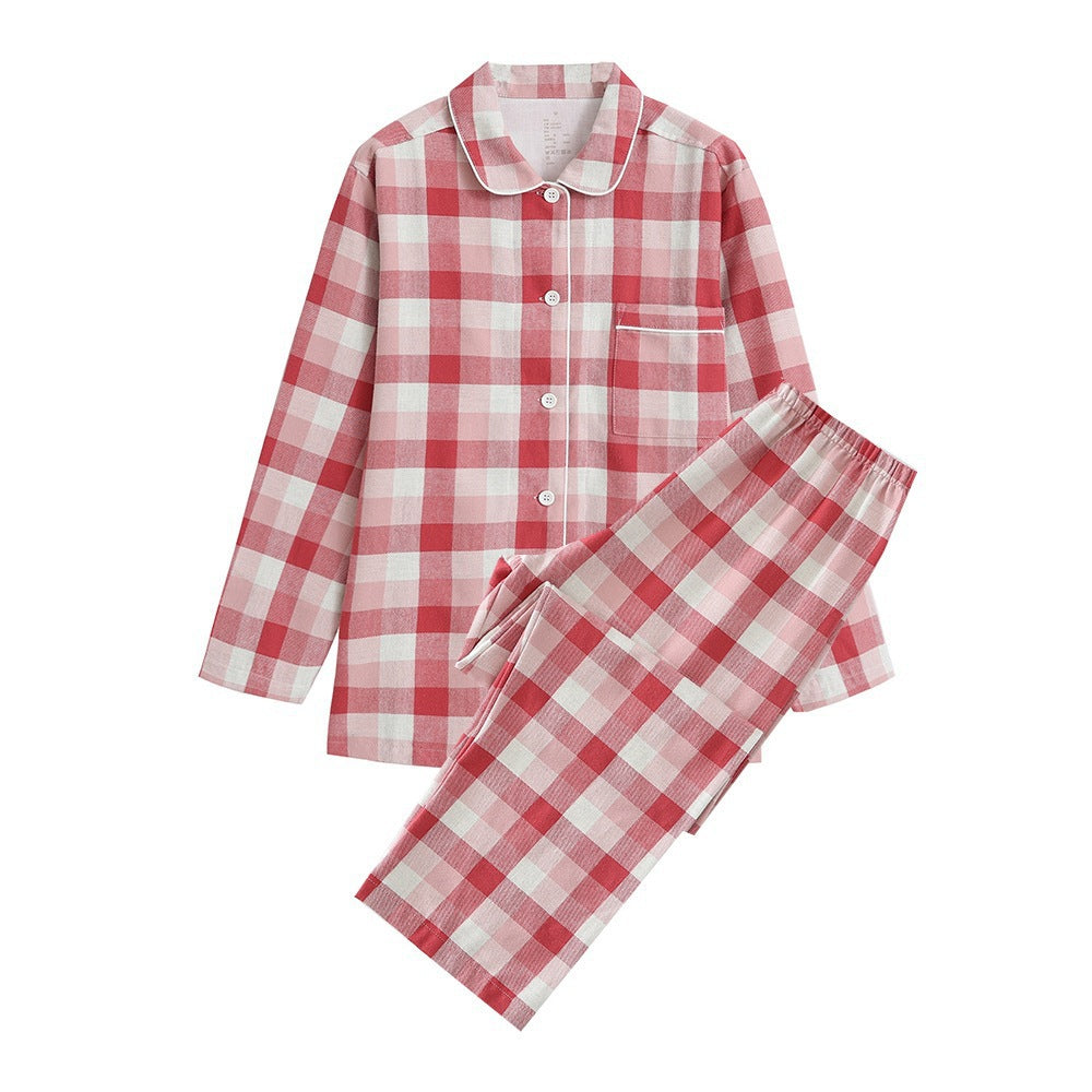 Japanese Flannel Pajama Set for Couples