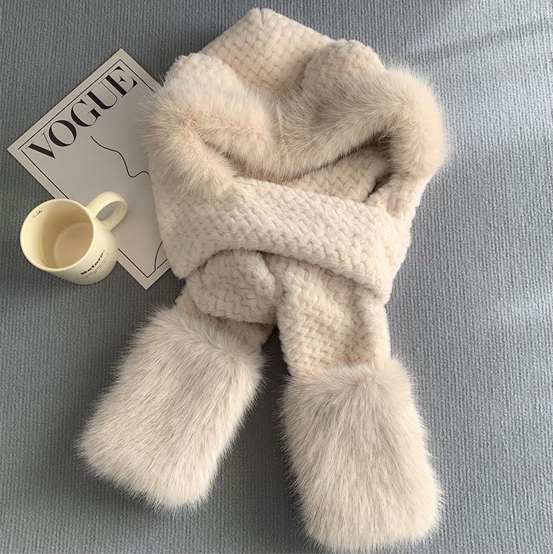 3-in-1 Set: Hat, Scarf and Gloves, fluffy