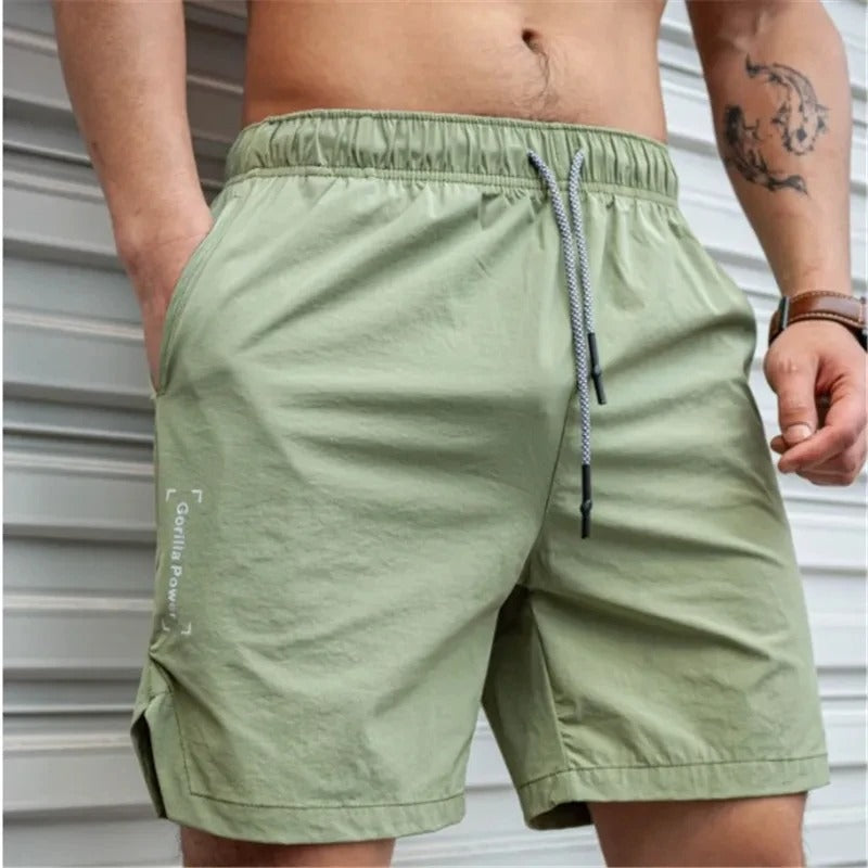 Mune Fashion | Breathable, Solid Color Swim Shorts for Men with Drawstring