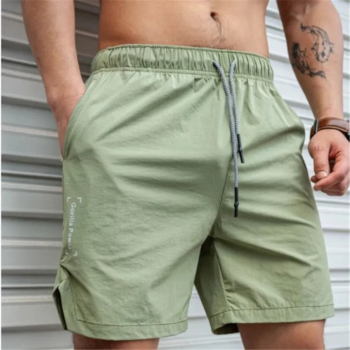 Mune Fashion | Breathable, Solid Color Swim Shorts for Men with Drawstring