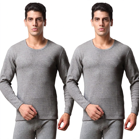 Thermo underwear set for men, round neck