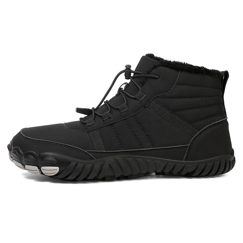 Waterproof men's winter boots with warm lining