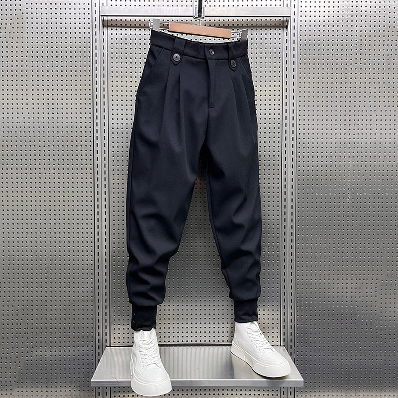 Mune Fashion | Black Pleated Harem Pants