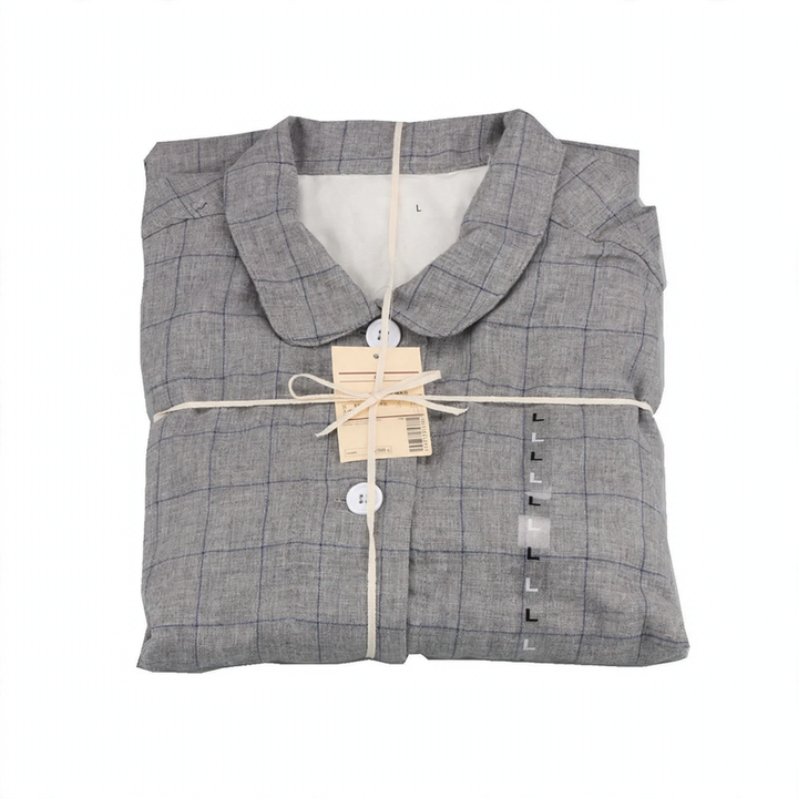 Lightweight cotton pajamas, double-layered, unisex