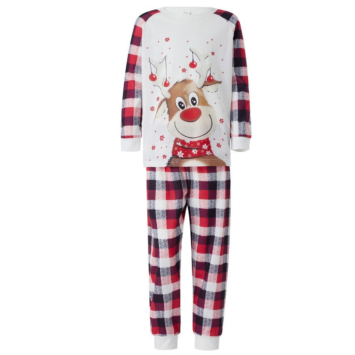 Family Pajama Set with Deer Motif
