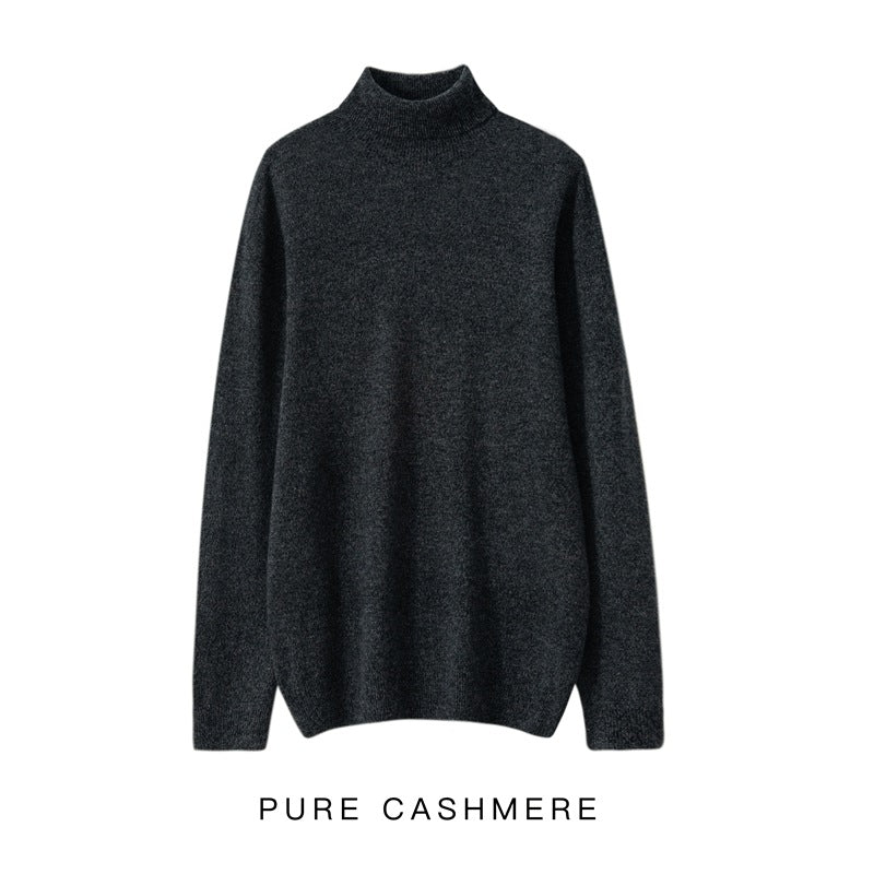 Men's turtleneck sweater made of 100% pure wool