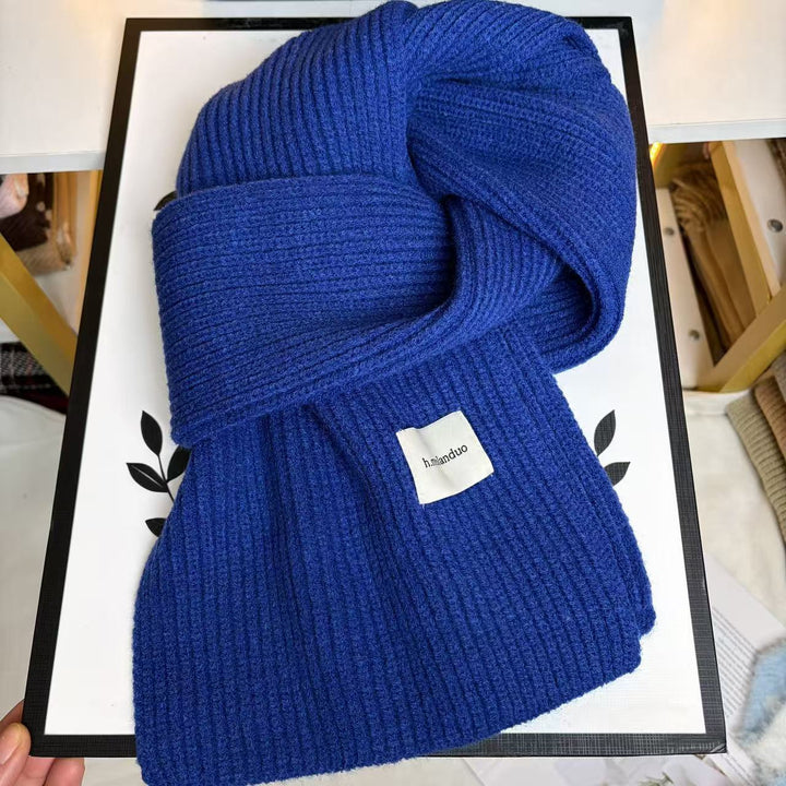 Knitted scarf, 20x160 cm, for autumn and winter