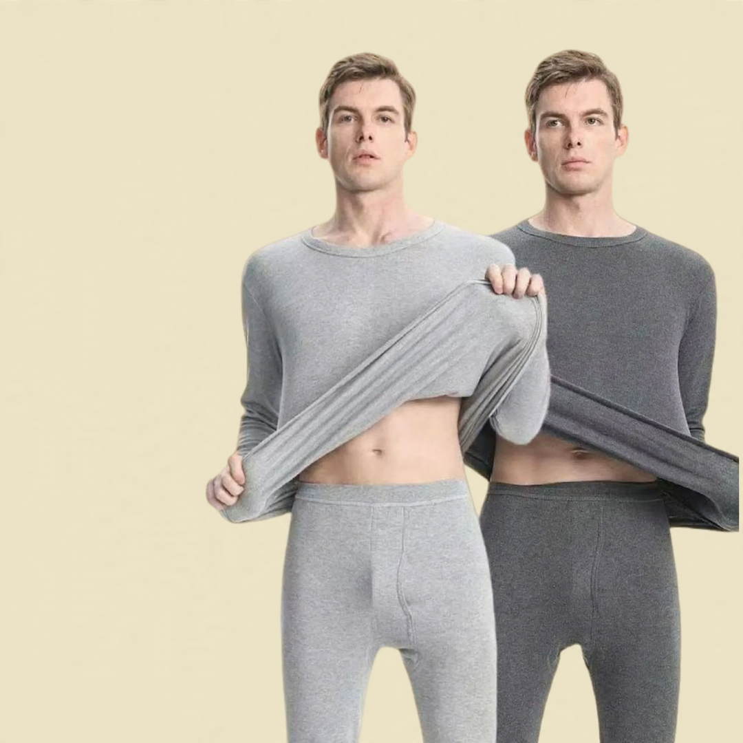 Men's thermal underwear set made of cotton