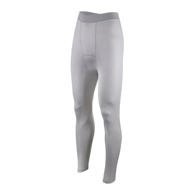 Thin thermal underwear set for men, round neck