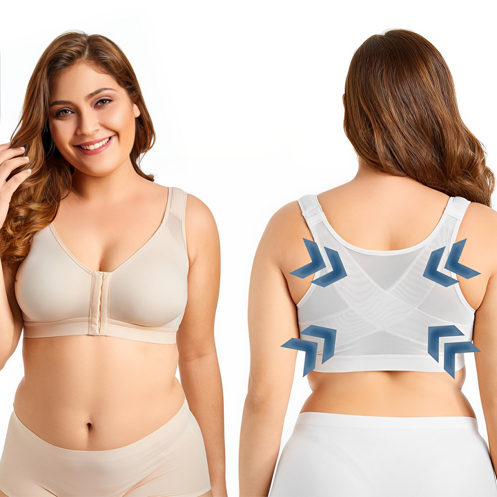 Mune | Women's Posture Correcting Bra Black 2-In-1