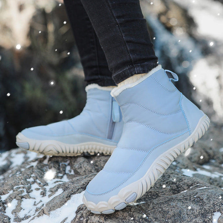 Waterproof men's winter boots with warm lining